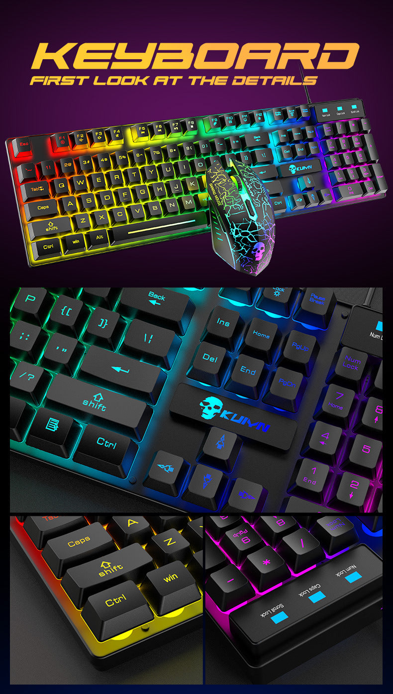 RGB Luminous Keyboard And Mouse Set