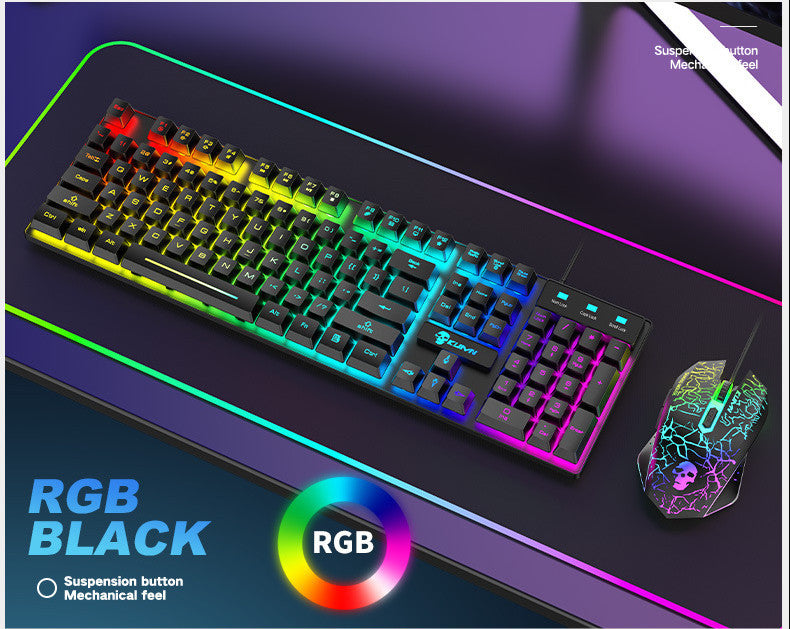 RGB Luminous Keyboard And Mouse Set