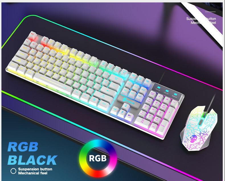 RGB Luminous Keyboard And Mouse Set