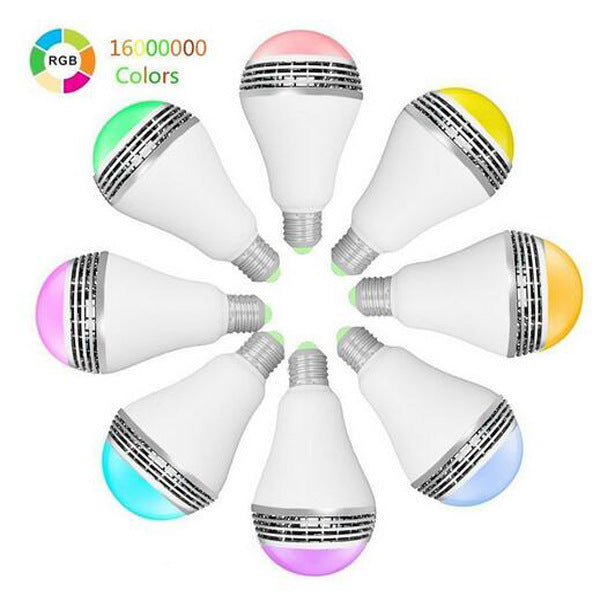 LED Smart Bluetooth Speaker E27 Bulb Light