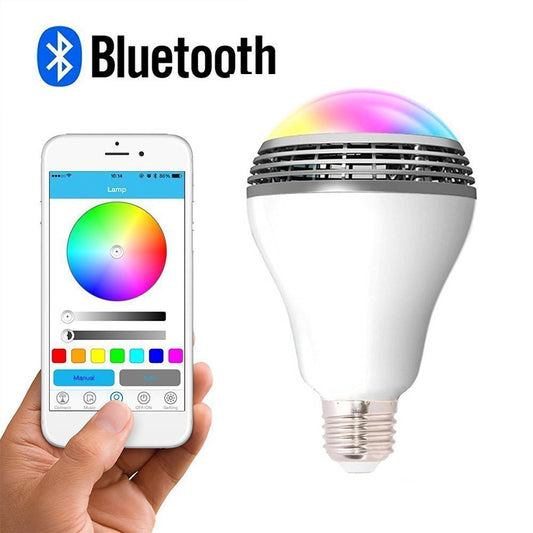 LED Smart Bluetooth Speaker E27 Bulb Light